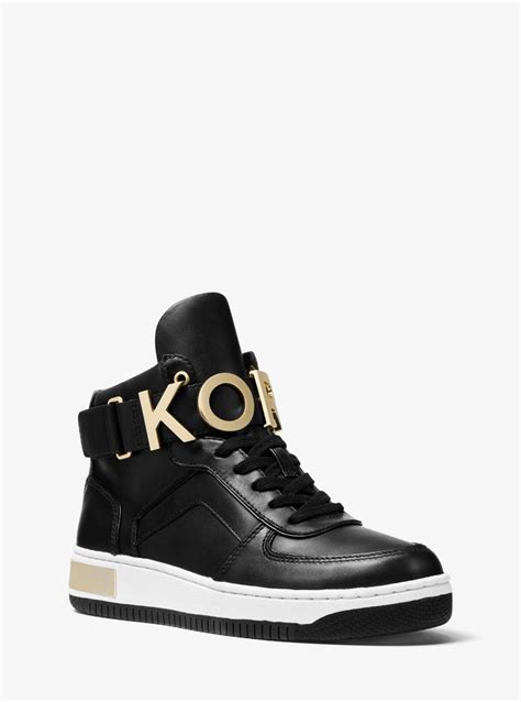 michael michael kors cortlandt leather high tops|Cortlandt Embellished Leather High.